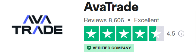 screenshot delle valutazioni di AvaTrade su Trustpilot