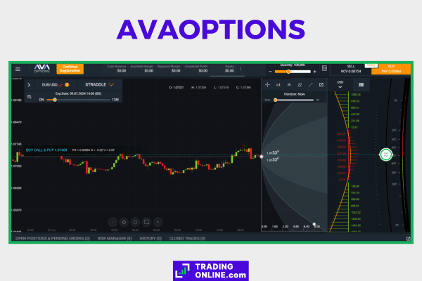 piattaforma di trading professionale AvaOptions