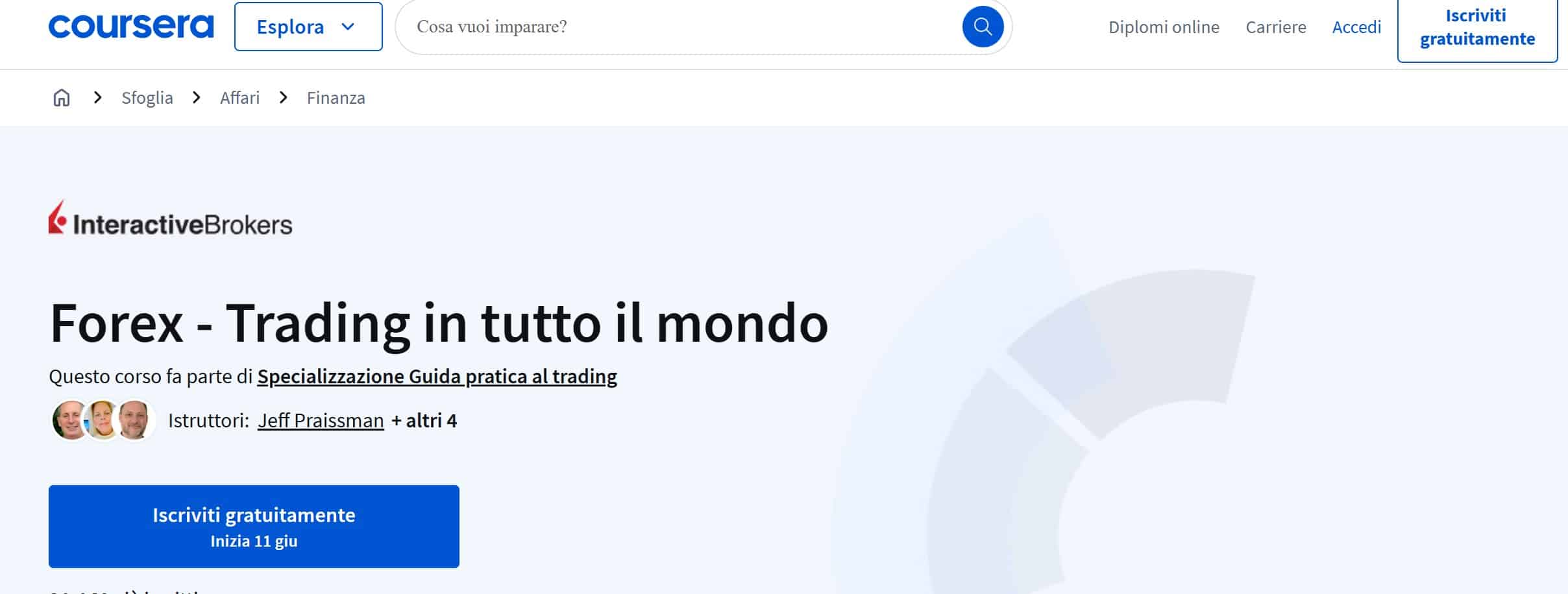 Corso forex - Coursera