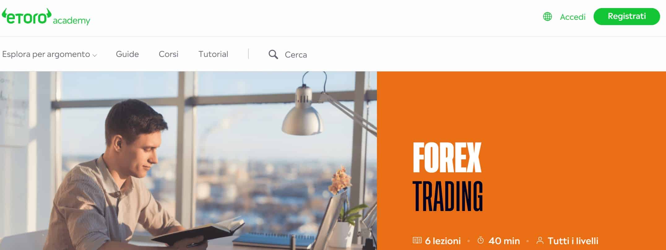 Migliori corsi forex - eToro Academy