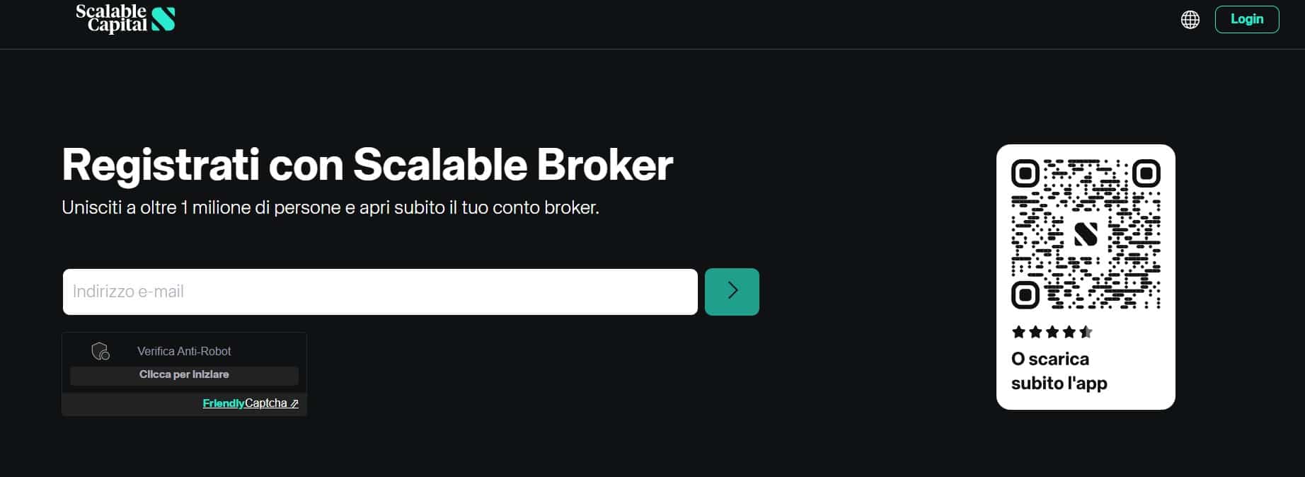 Scalable Capital - Registrazione