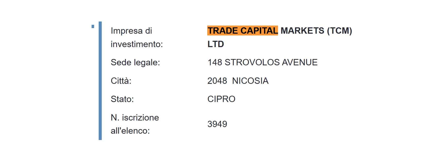 Trade.com - CONSOB