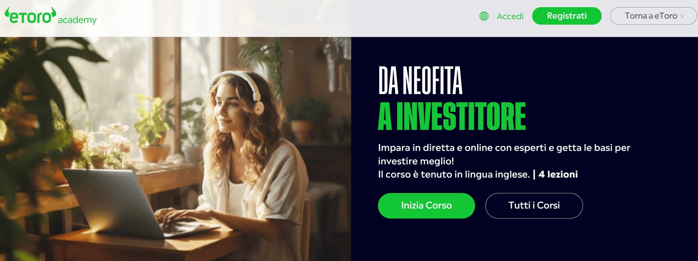 eToro Academy - migliori corsi trading