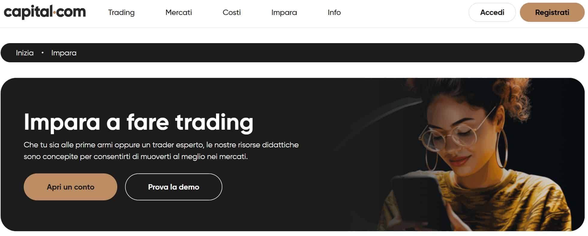 Migliori corsi trading - Capital.com