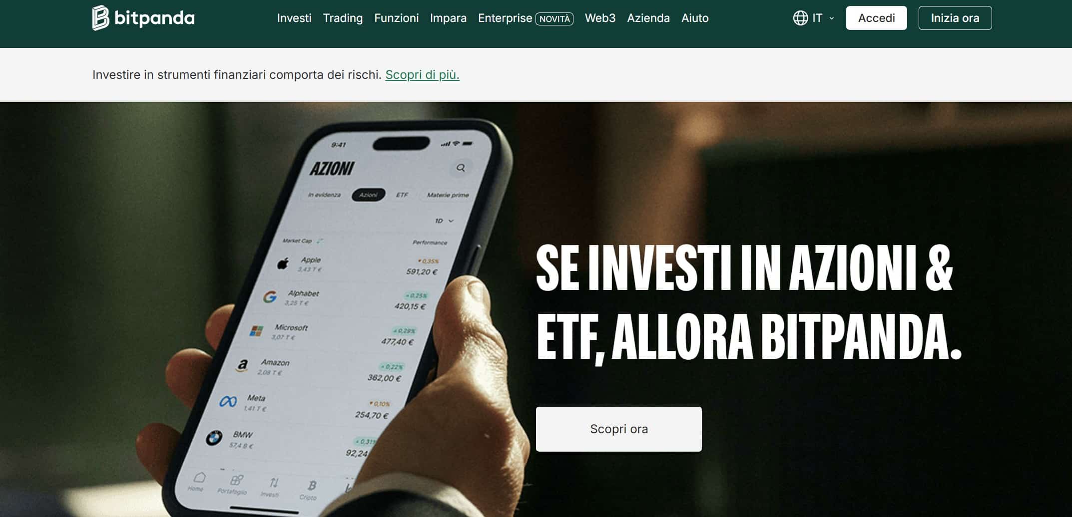 Bitpanda - migliori broker ETF