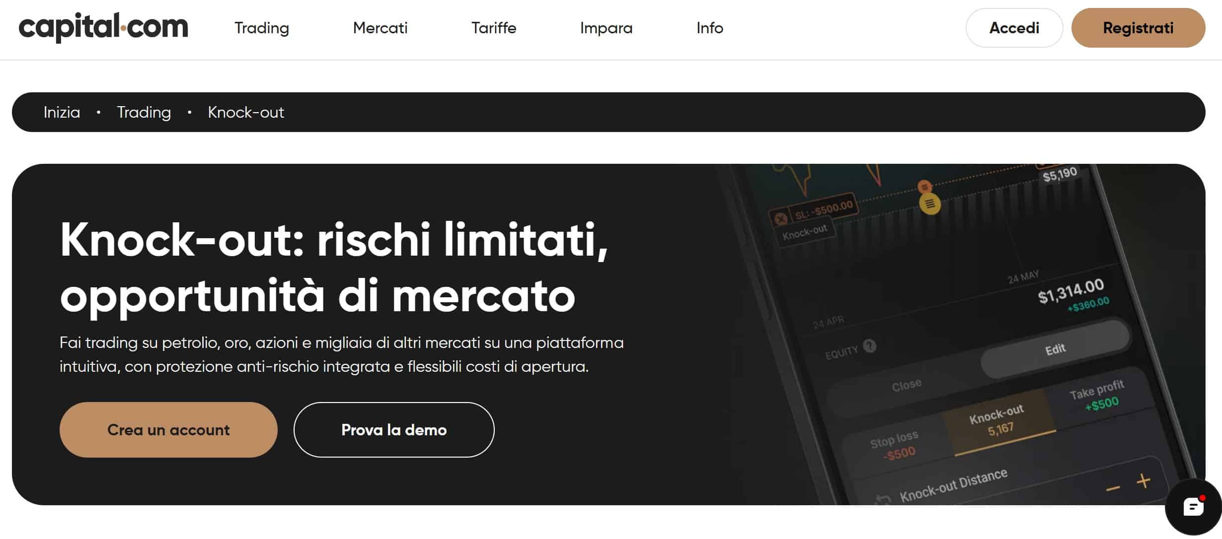 Capital.com - Trading Knock-out