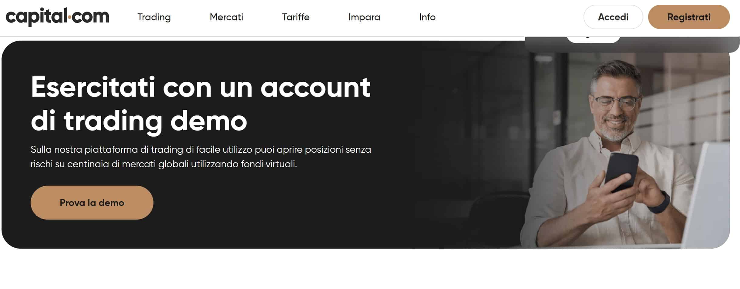 Migliori conti demo - Capital.com