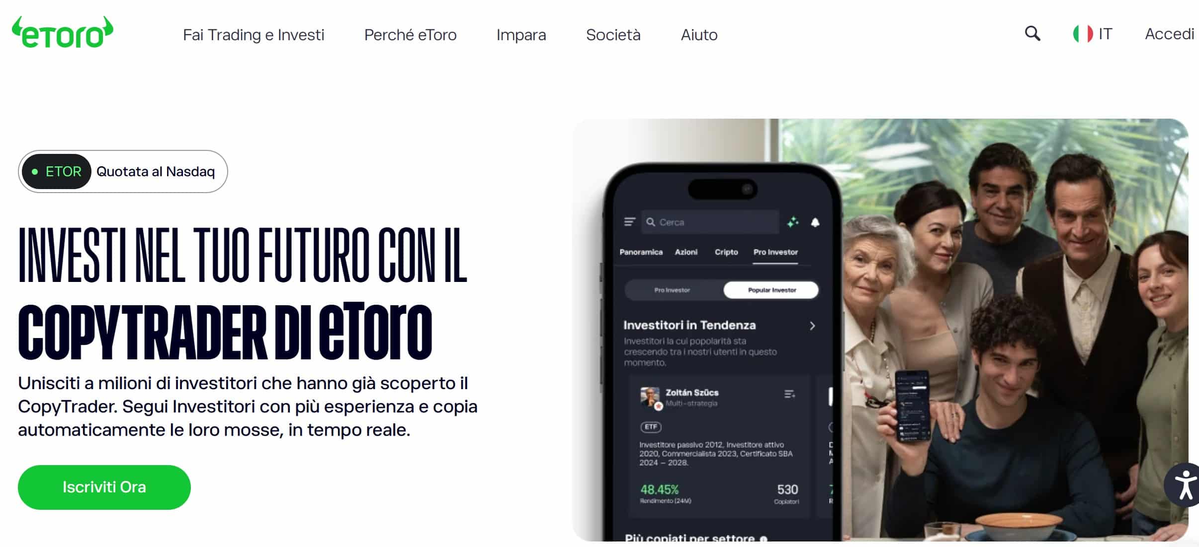 eToro - migliori broker ETF