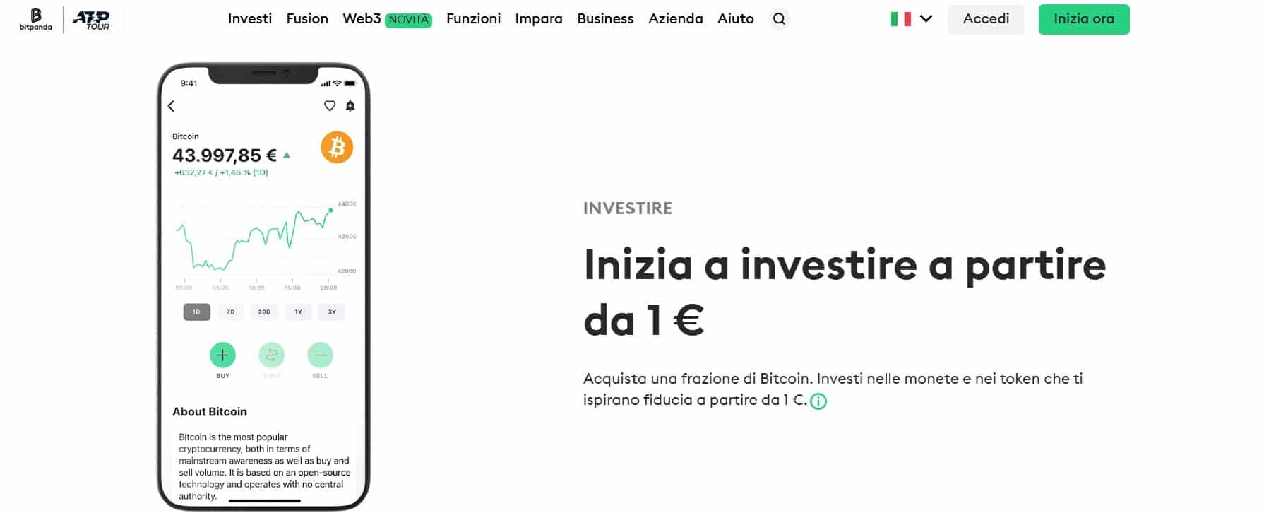 Migliori broker Bitcoin - Bitpanda