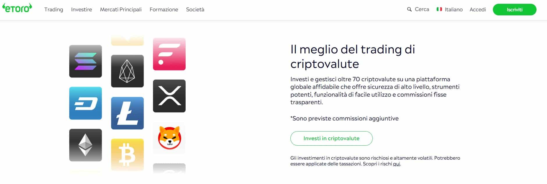 Migliori broker Bitcoin - eToro