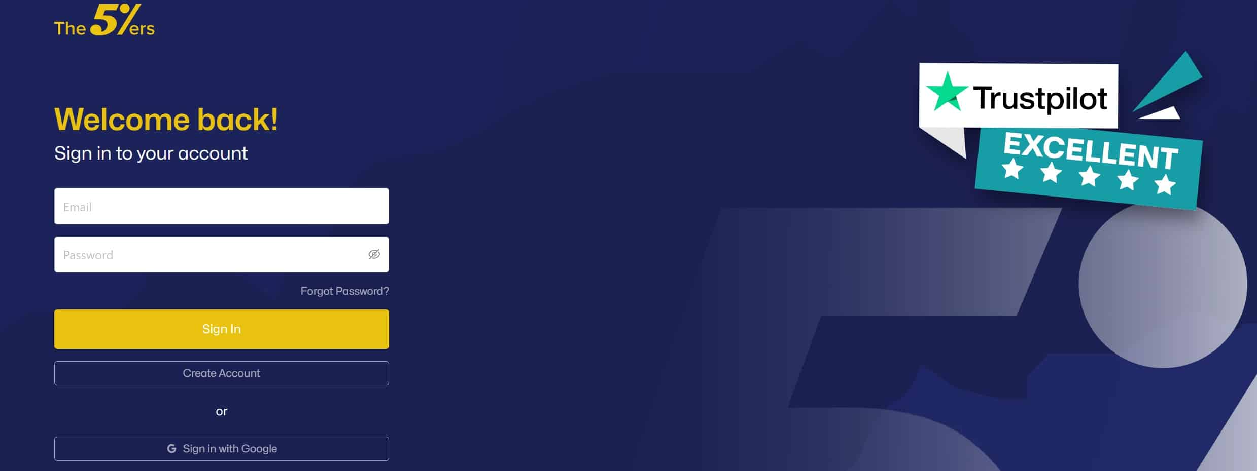 The5ers registrazione e login