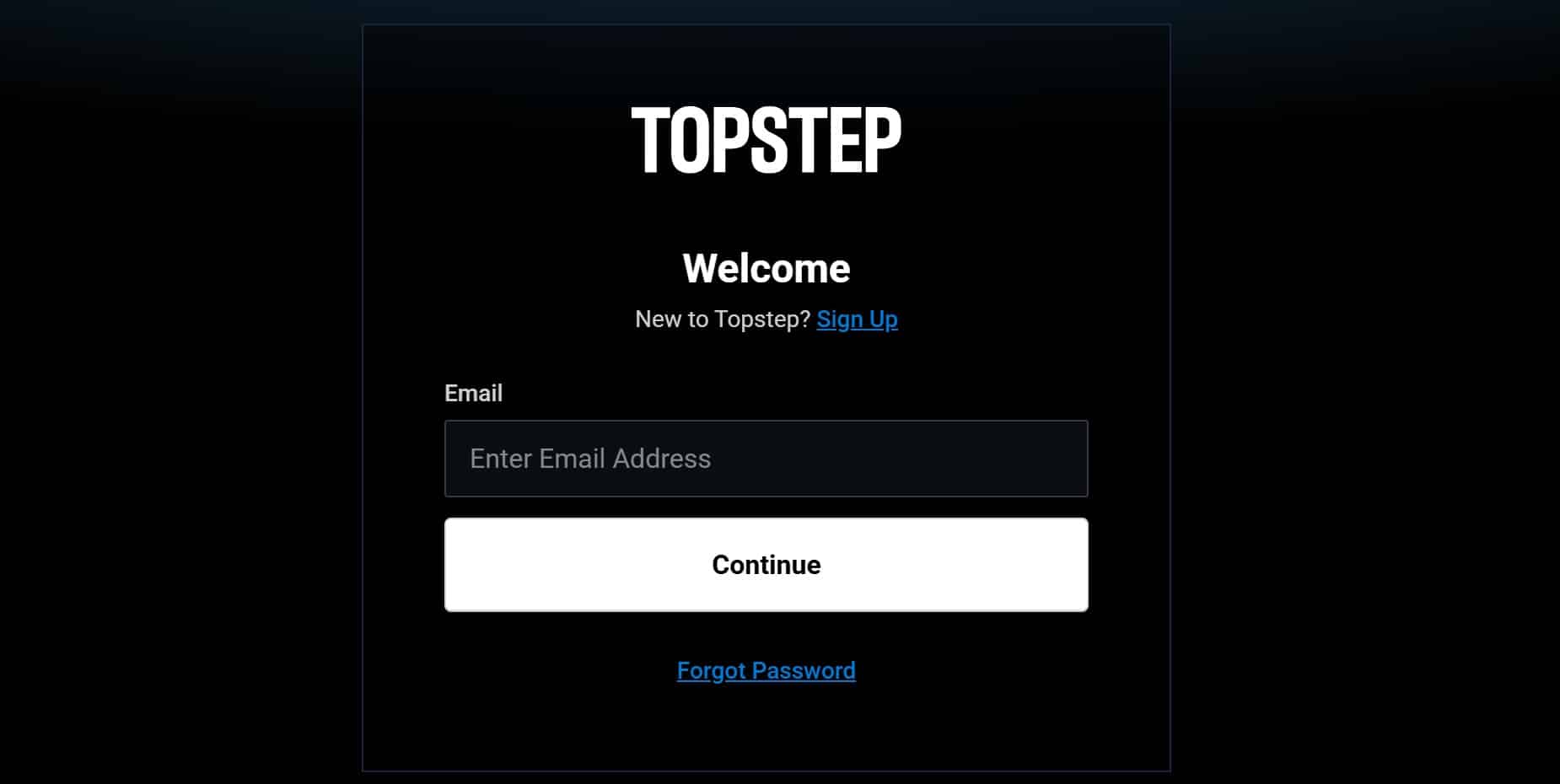 Topstep - Login