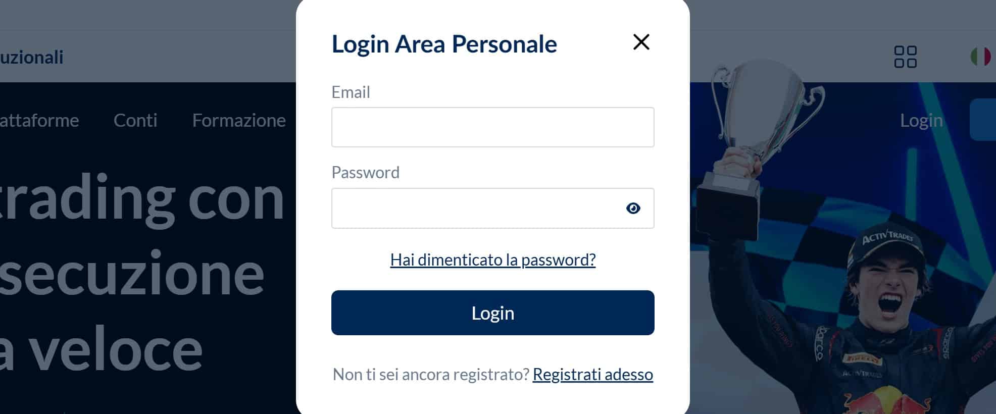 ActivTrades login
