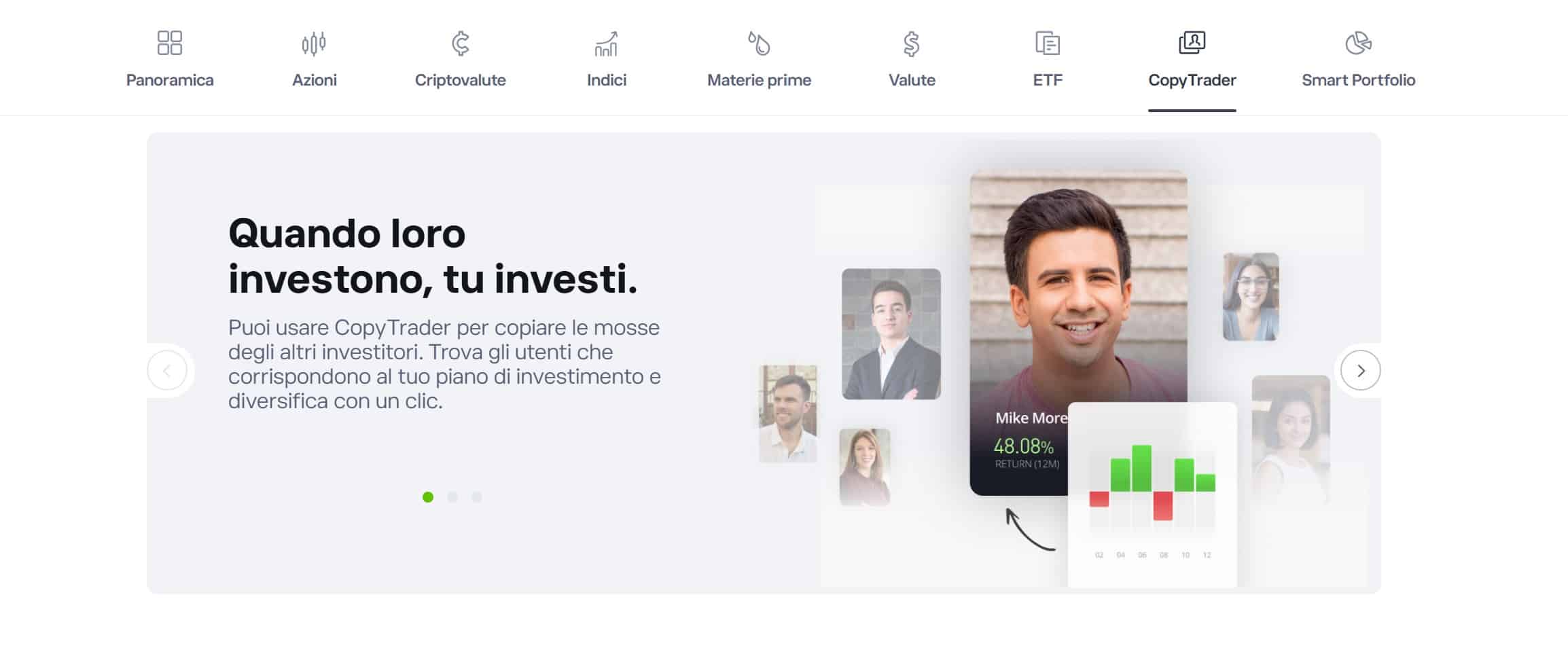 Migliori trader italiani da seguire su eToro