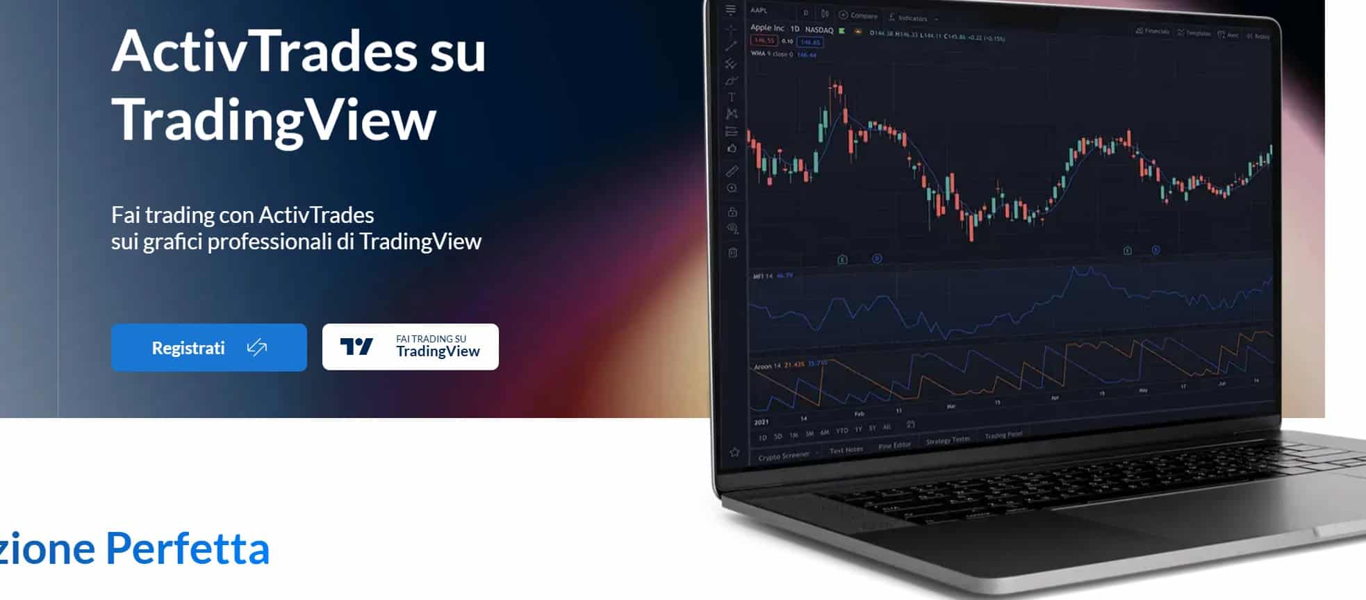 TradingView su ActivTrades