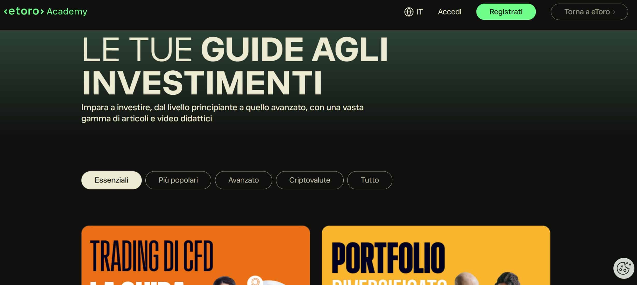 eToro Academy - guide