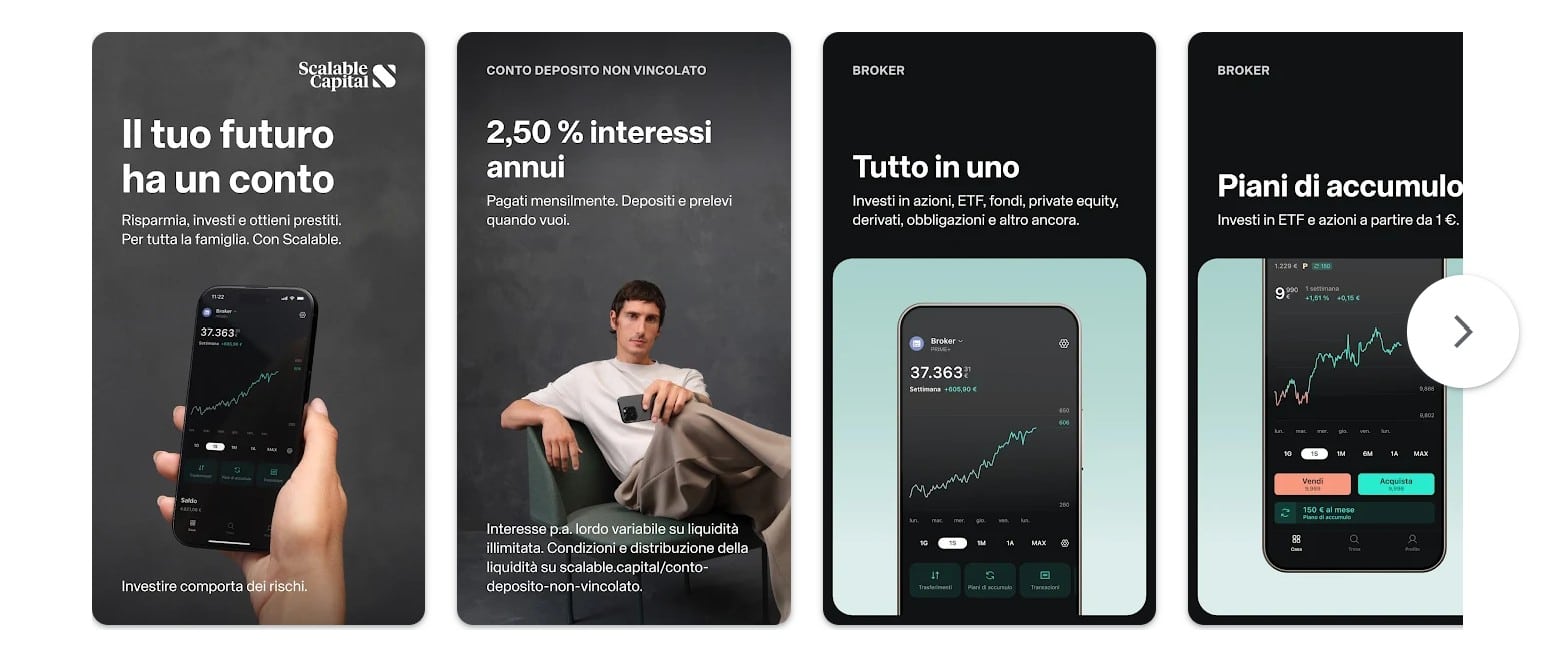 Migliori app trading - Scalable Capital