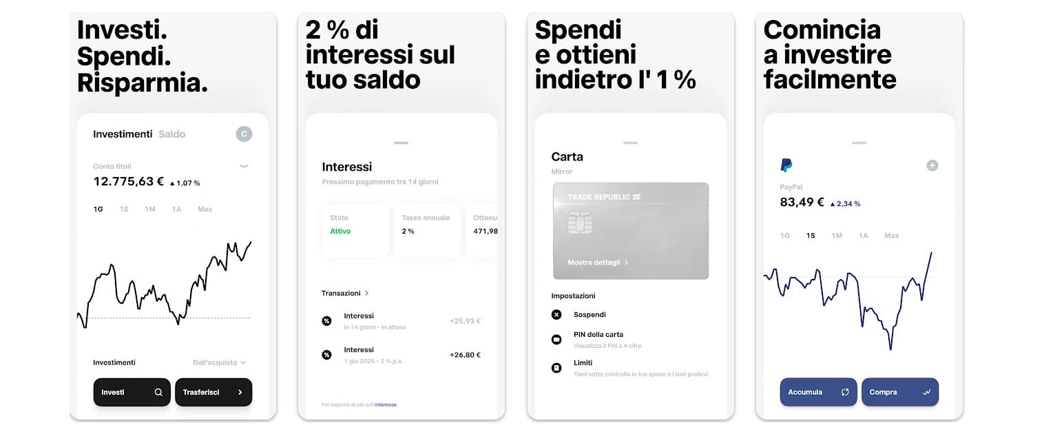 Trade Republic - Piattaforma App