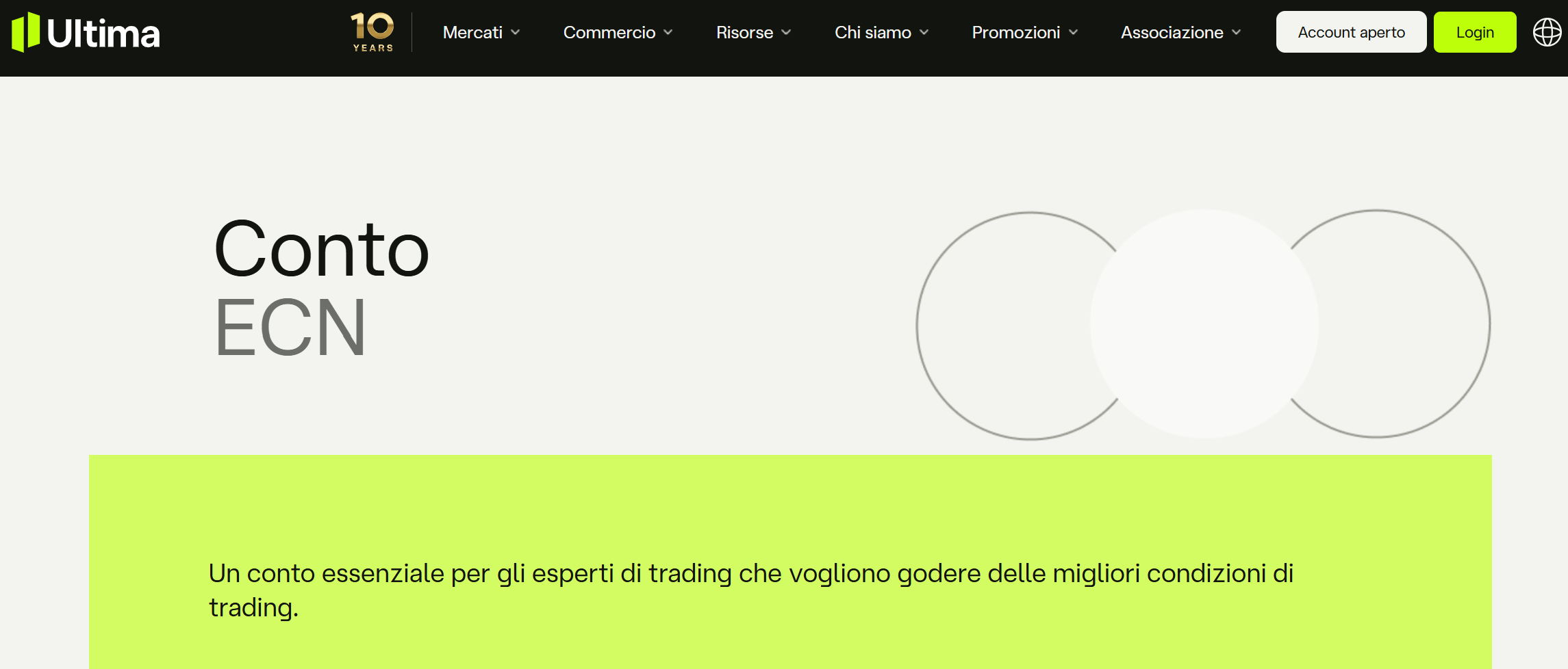Migliori broker ECN - Ultima Markets