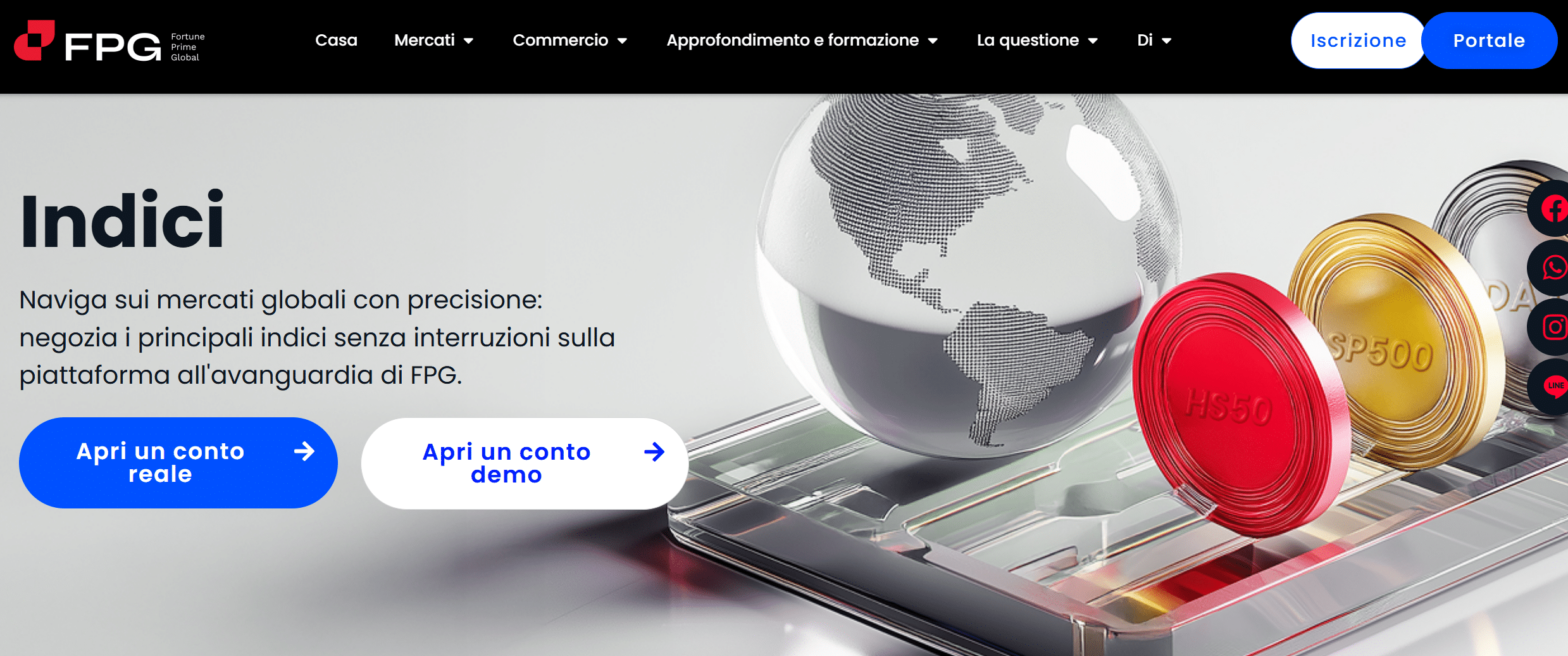 Migliori broker indici - FPG Fortune Prime Global