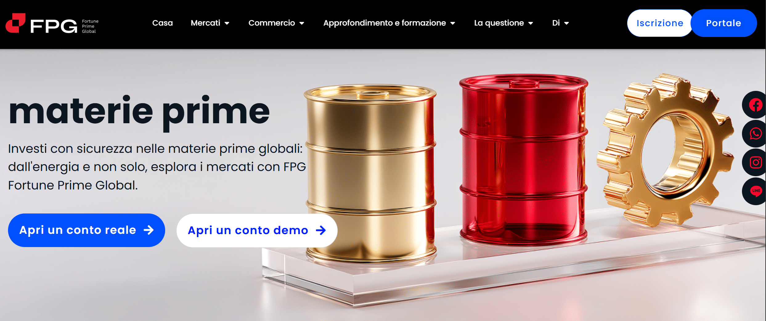 Migliori broker materie prime - FPG