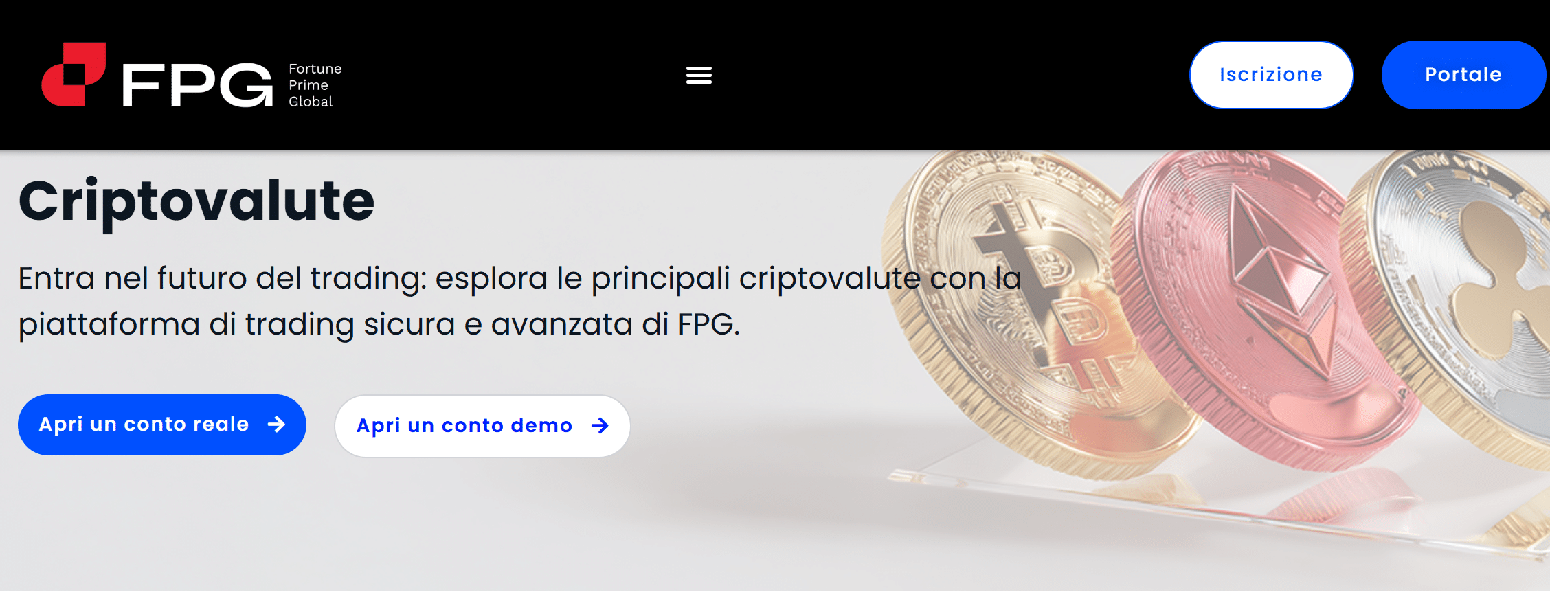 FPG - Migliori piattaforme criptovalute