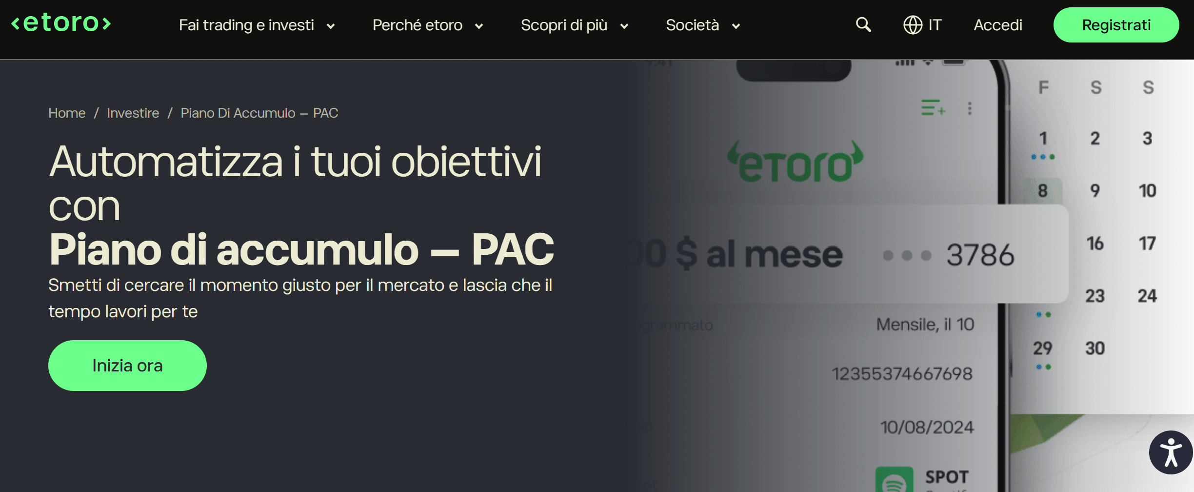 Migliori broker PAC - eToro