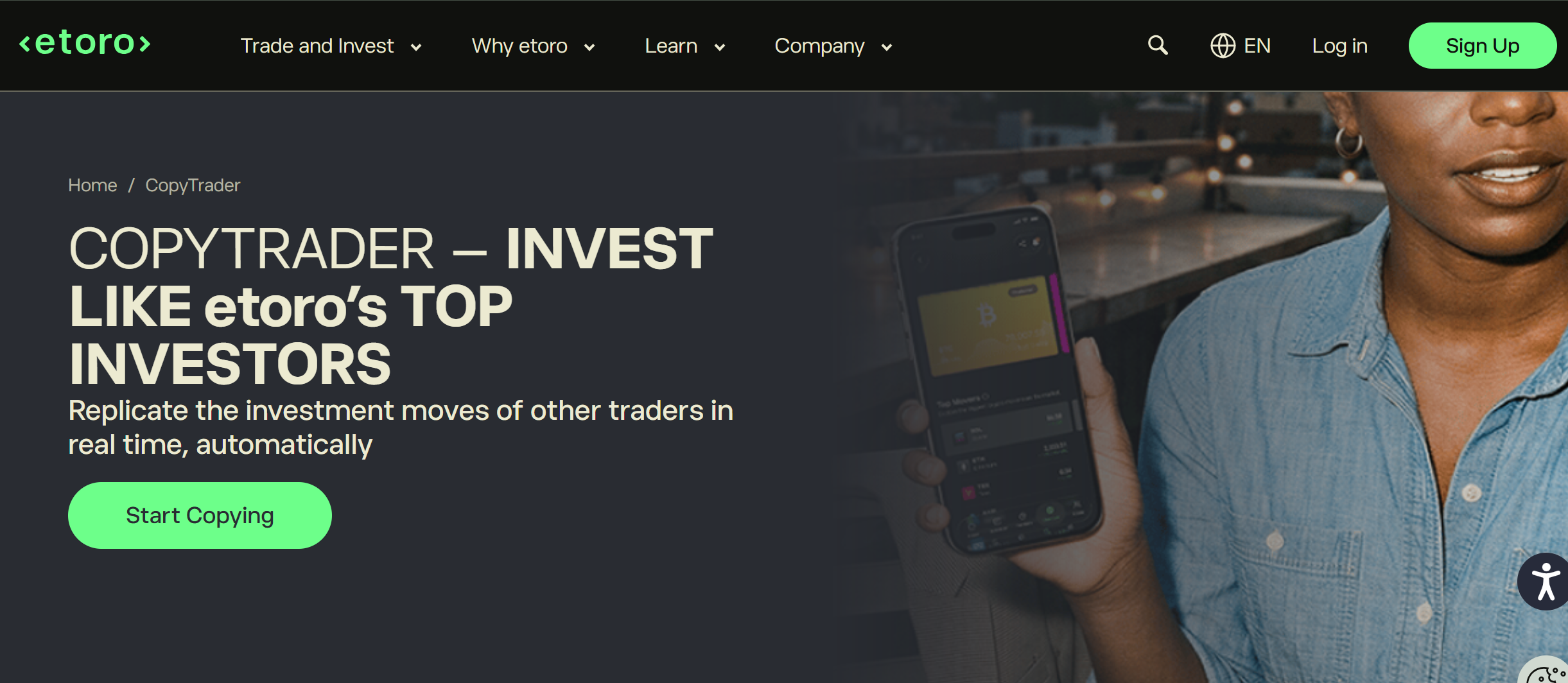 Migliori piattaforme copy trading: eToro